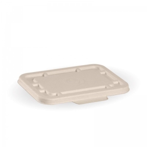 LUNCH BOX LID BIOPAK NATURAL SMALL - Click for more info