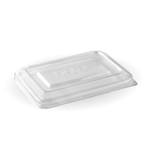 LUNCH BOX LID BIOPAK PET SMALL - Click for more info