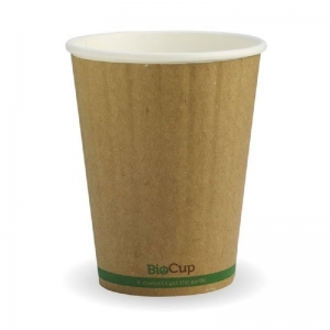 Biopak Coffee Cup Double Wall Brown 12oz