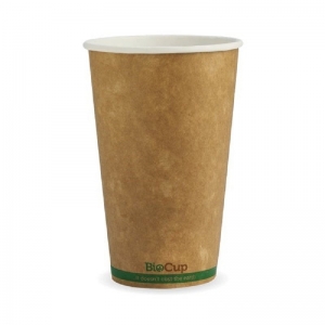 Biopak Coffee Cup Single Wall Brown 16oz