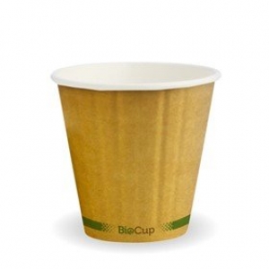 Biopak Coffee Cup Double Wall Brown 8oz (90mm)