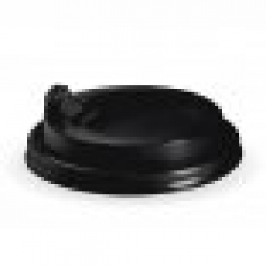 COFFEE CUP LID 12OZ SIPPER BLACK PLASTIC (E-BCL-12B-SIPPER_PK1000 PACK OF 1000)