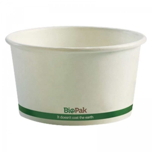 Biopak Bowl Soup Cup White 430ml (12oz)