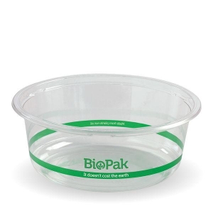 Biopak Deli Bowl BioBowl PLA Clear Wide 600ml
