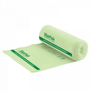 Biopak Bioplastic Bag Bin Liner Green 120L
