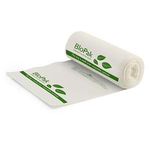 Biopak Bioplastic Bag Bin Liner Green 80L